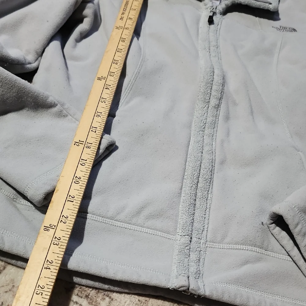 THE NORTH FACE | Morningside Women's Light Gray Cozy Fitted Fleece Jacket‎ | M